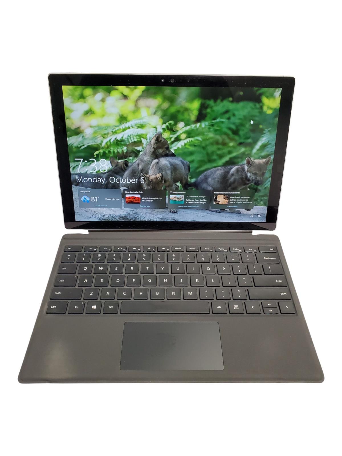 Microsoft Surface Pro 4 Laptop / Tablet 12" i5 6th Gen 2.40GHz 4GB RAM  128GB