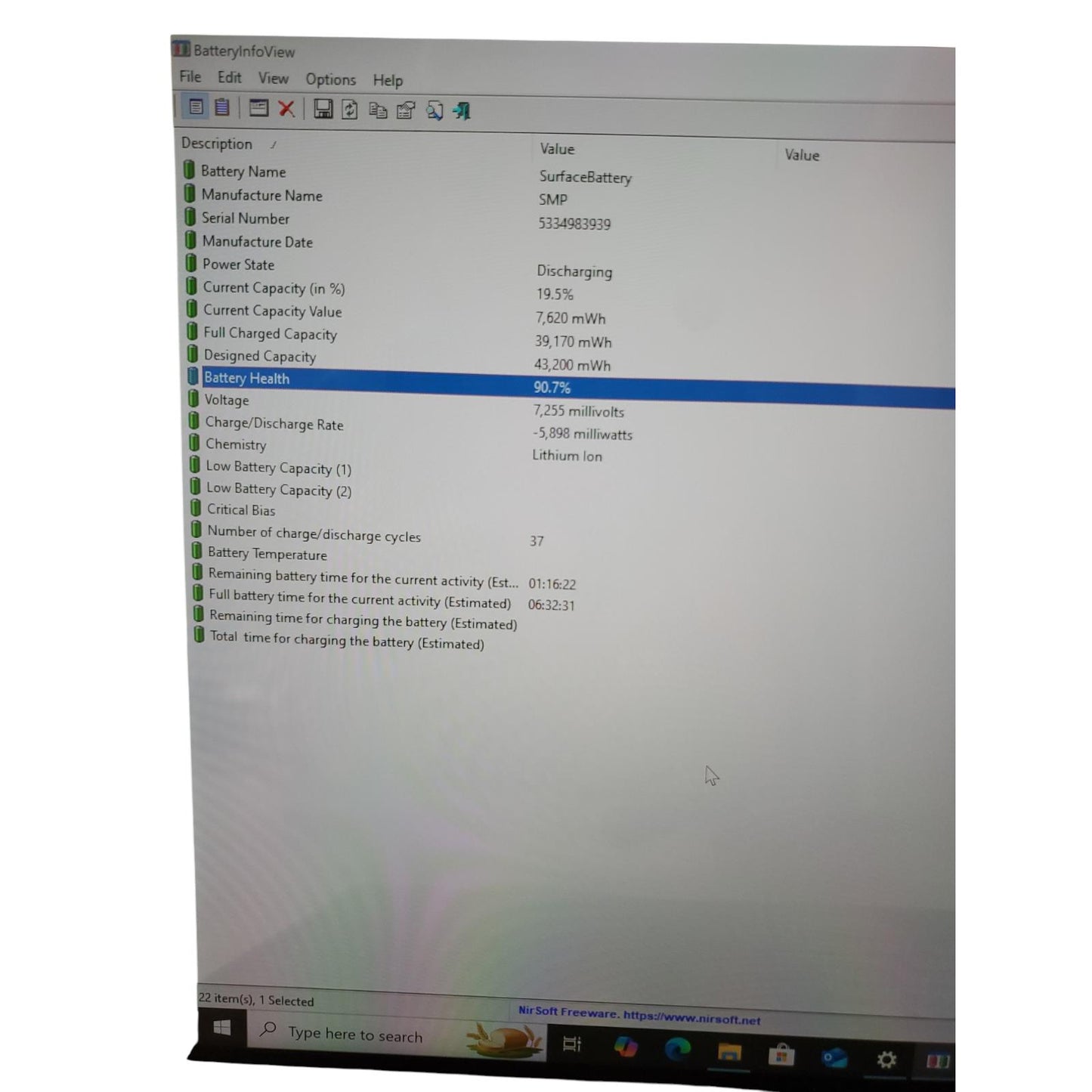 Microsoft Surface Laptop 12" i5-10th Gen 1.10GHz 8GB RAM 256GB