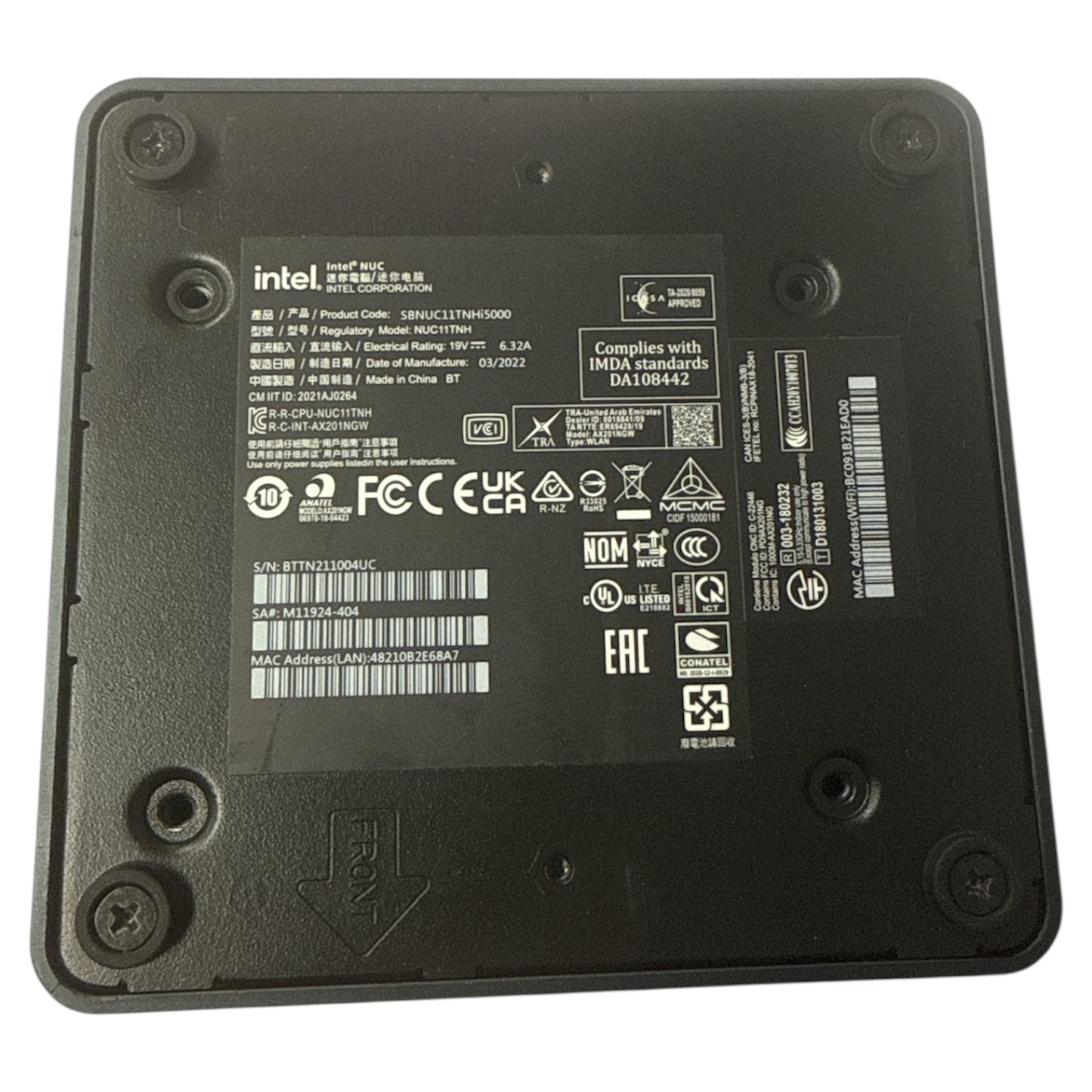 Intel Nuc11 TNH ultra SFF *READ*