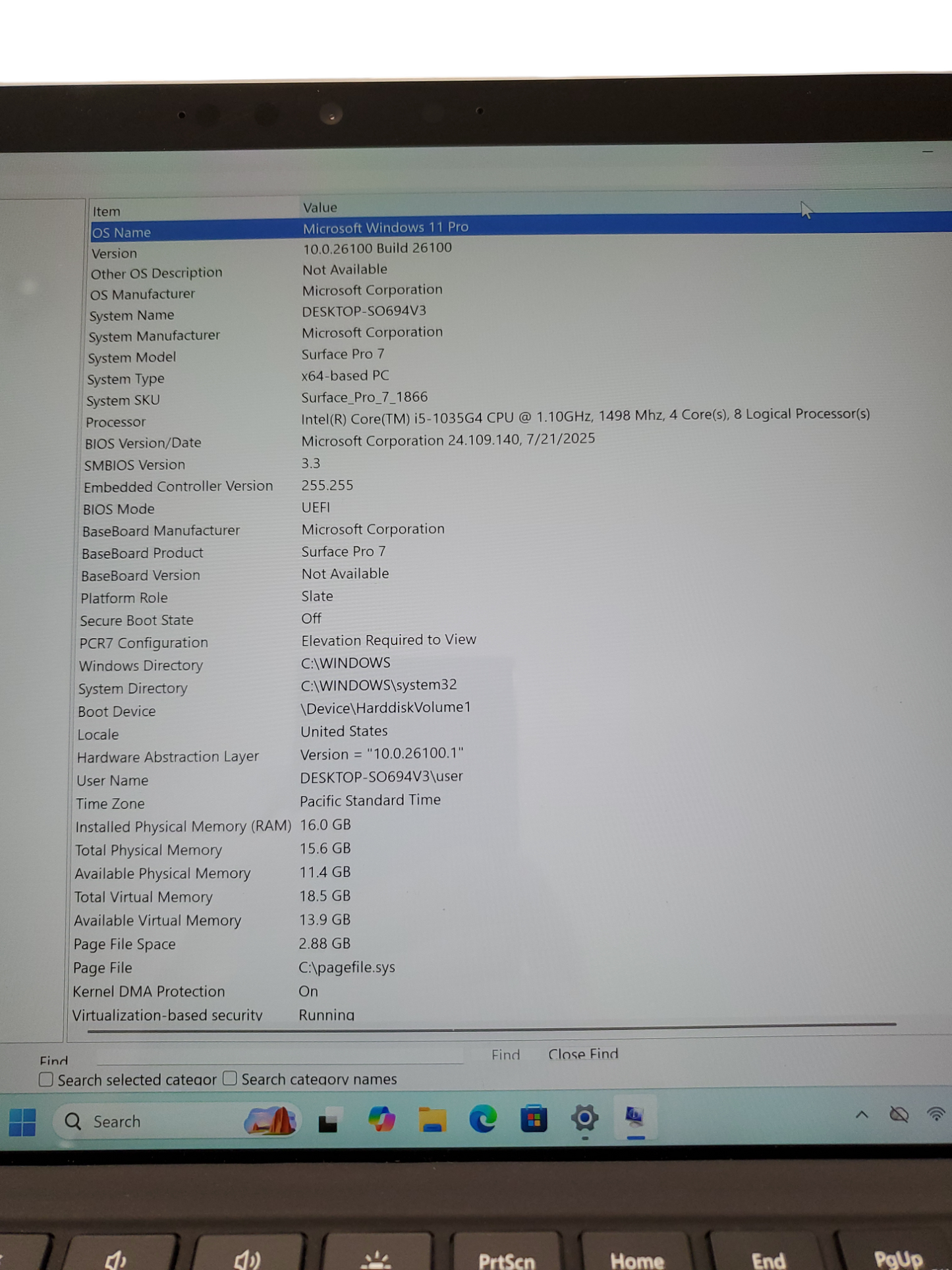 Microsoft Surface Pro 7 – Intel Core i5 10th Gen 1.10GHz | 16GB RAM | 256GB | Touchscreen | 12'' | Win11