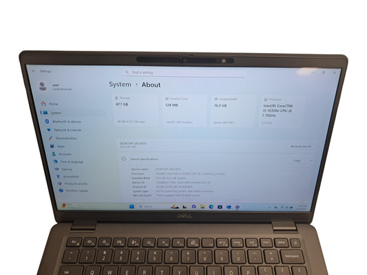 Dell Latitude 7410 14" Laptop Touch i5-10th Gen 1.70GHz 16GB 512GB M2