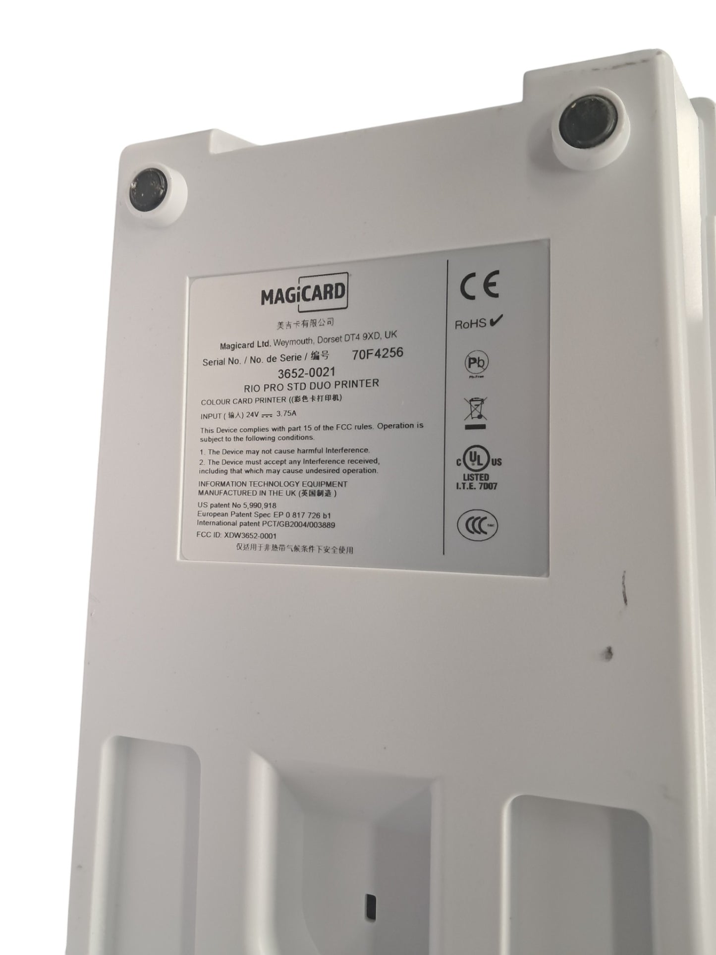 Magicard 3652-0021 Rio Pro Std Duo Printer Color ID Card Maker - Read Description