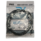 New Cat 5e Mold-Injected Patch Cord 24AWG Bare Copper Conductors 10FT - Pack of 10