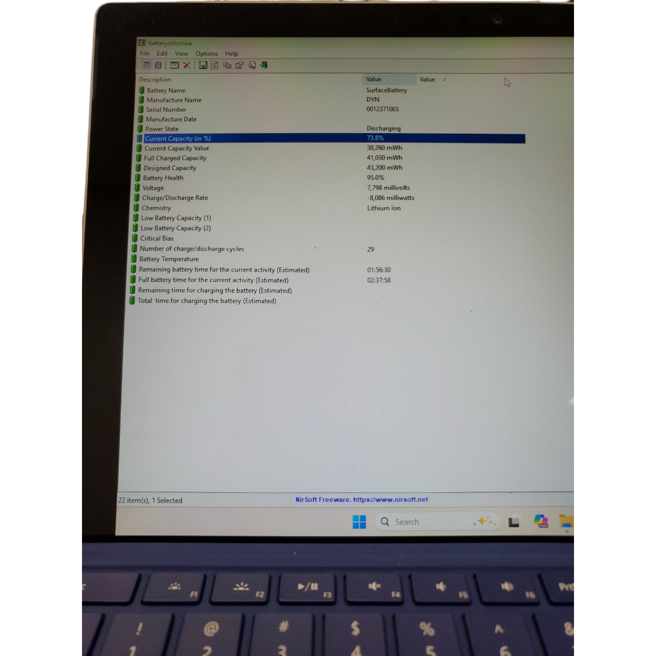 Microsoft Surface Pro 7  – Intel Core i5 10th Gen 1.10GHz | 8GB RAM | 256GB M2 | Touchscreen  |  12'' | Win11