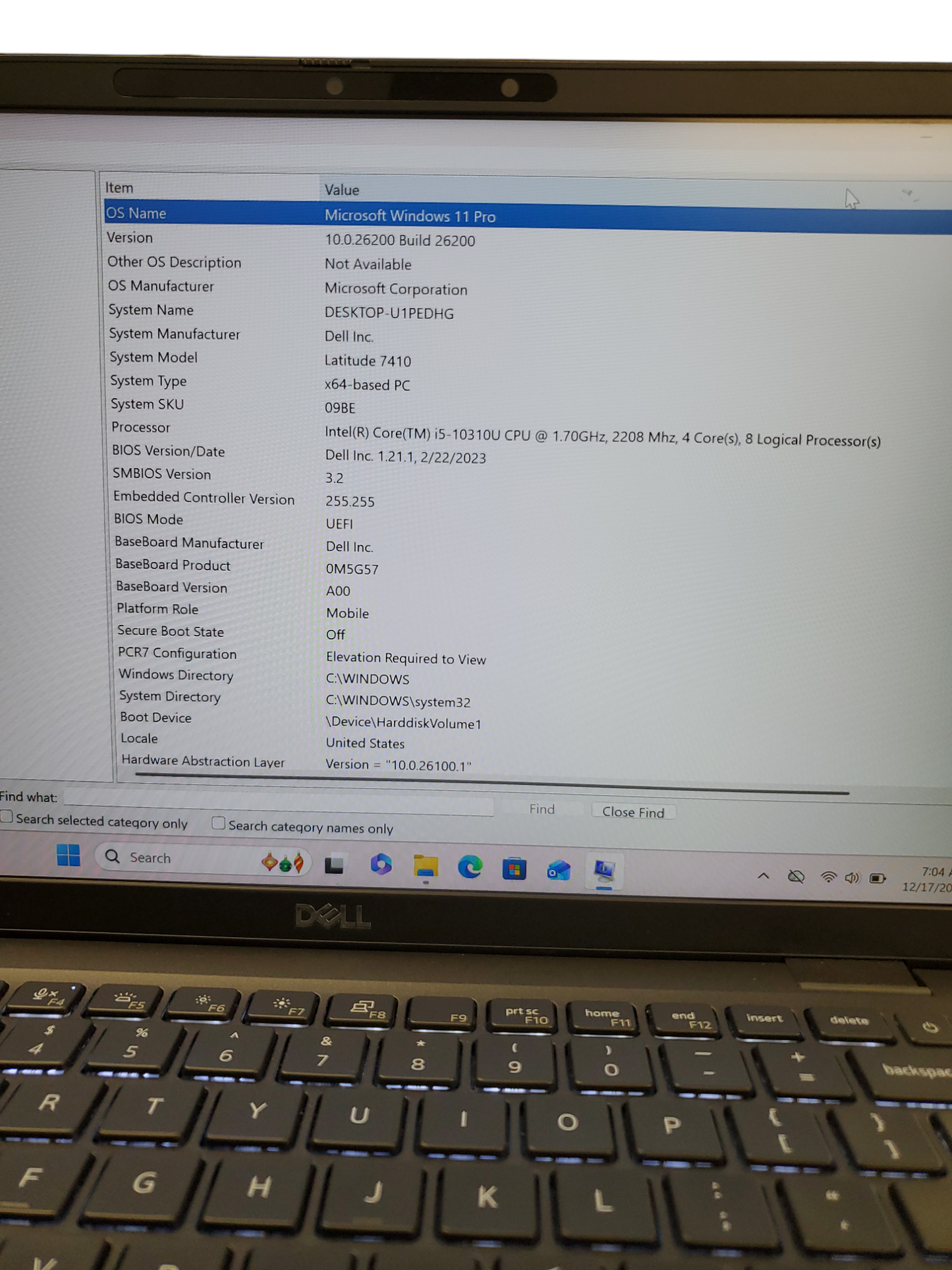 Dell Latitude 7410 14" Laptop Touch i5-10th Gen 1.70GHz 16GB 512GB Win11