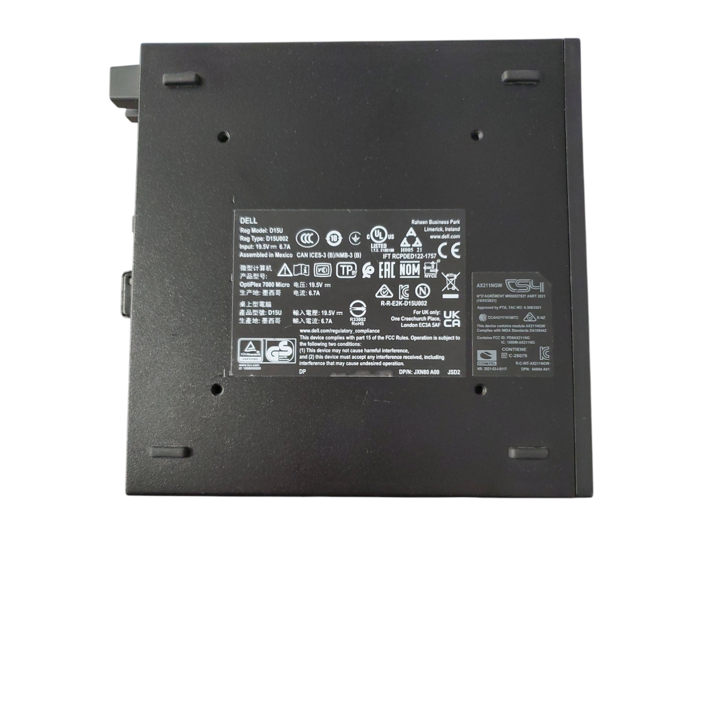 Dell Optiplex 7000 Micro SFF i5-12th Gen 32GB RAM 512 GB M2