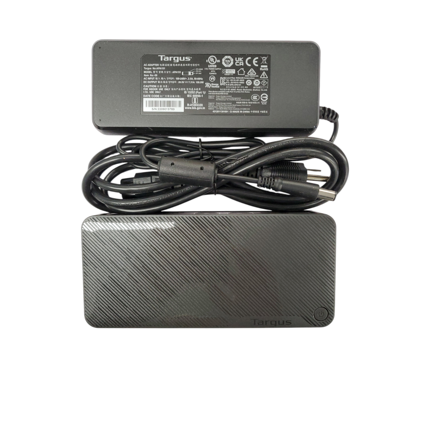 TARGUS USB-C DUAL 4K DOKING STATION 100W PD