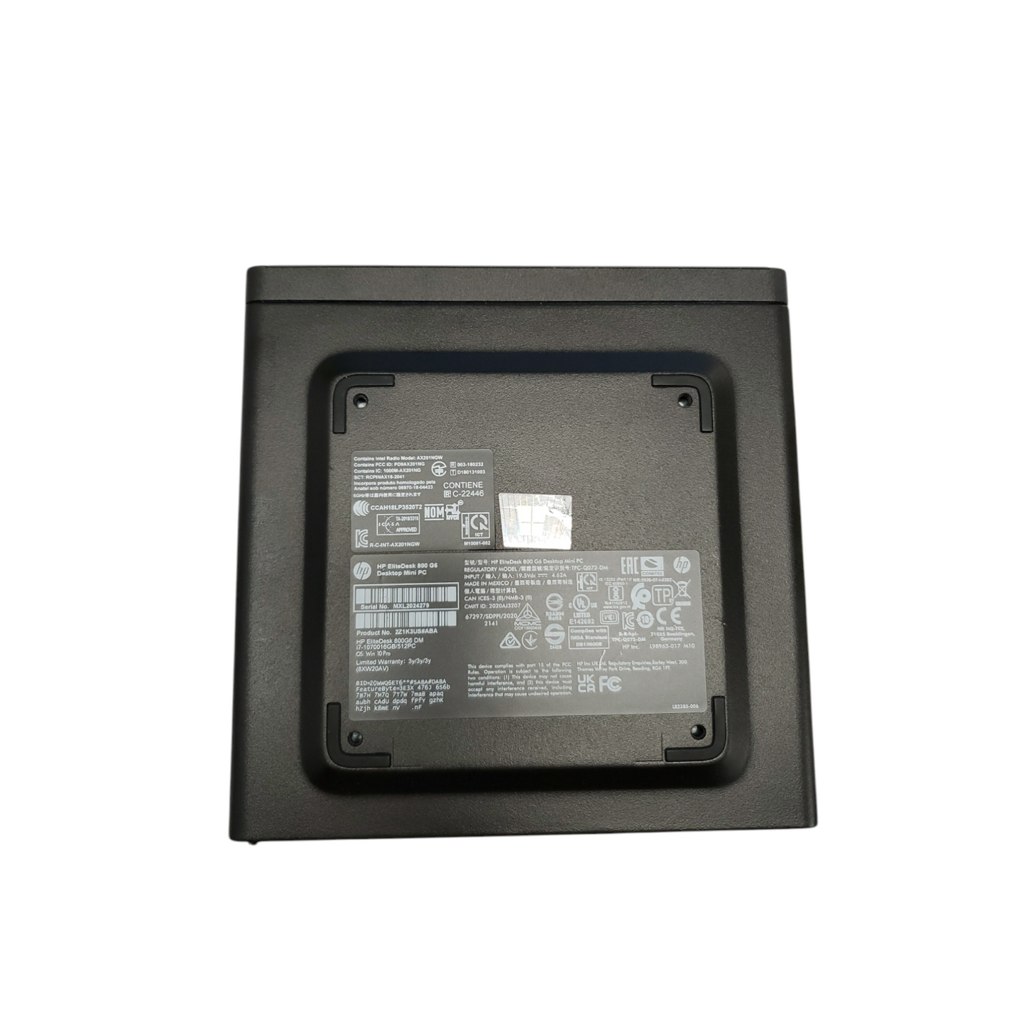 HP EliteDesk 800 G6 Mini SFF  i7 10th gen 16gb 512gb M2