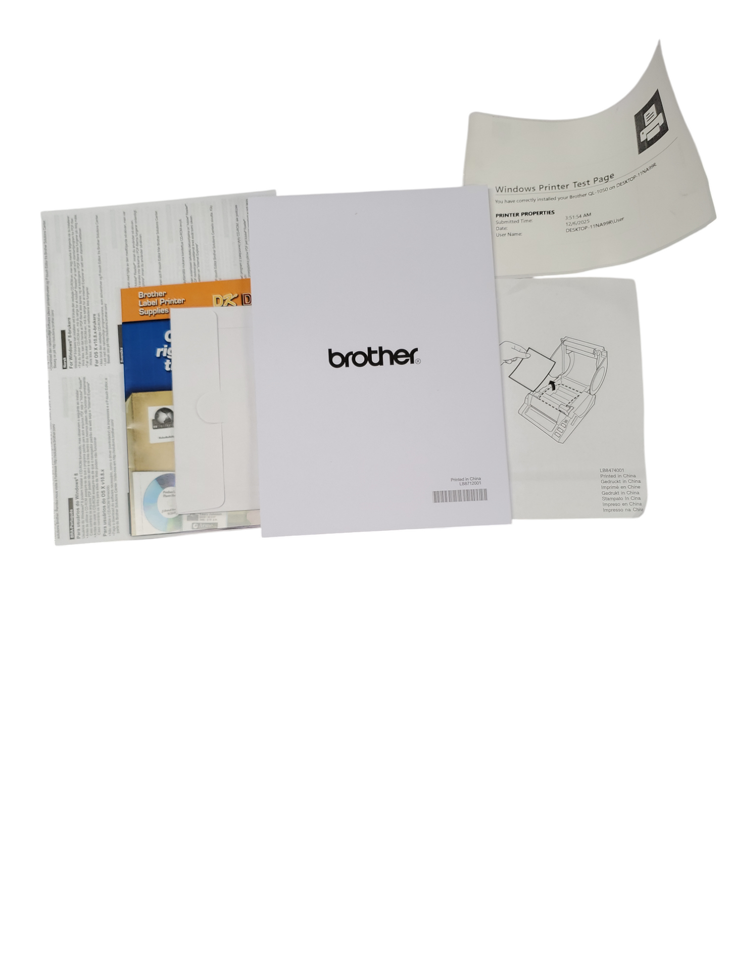 Brother QL-1050 Wide Format PC Label Printer