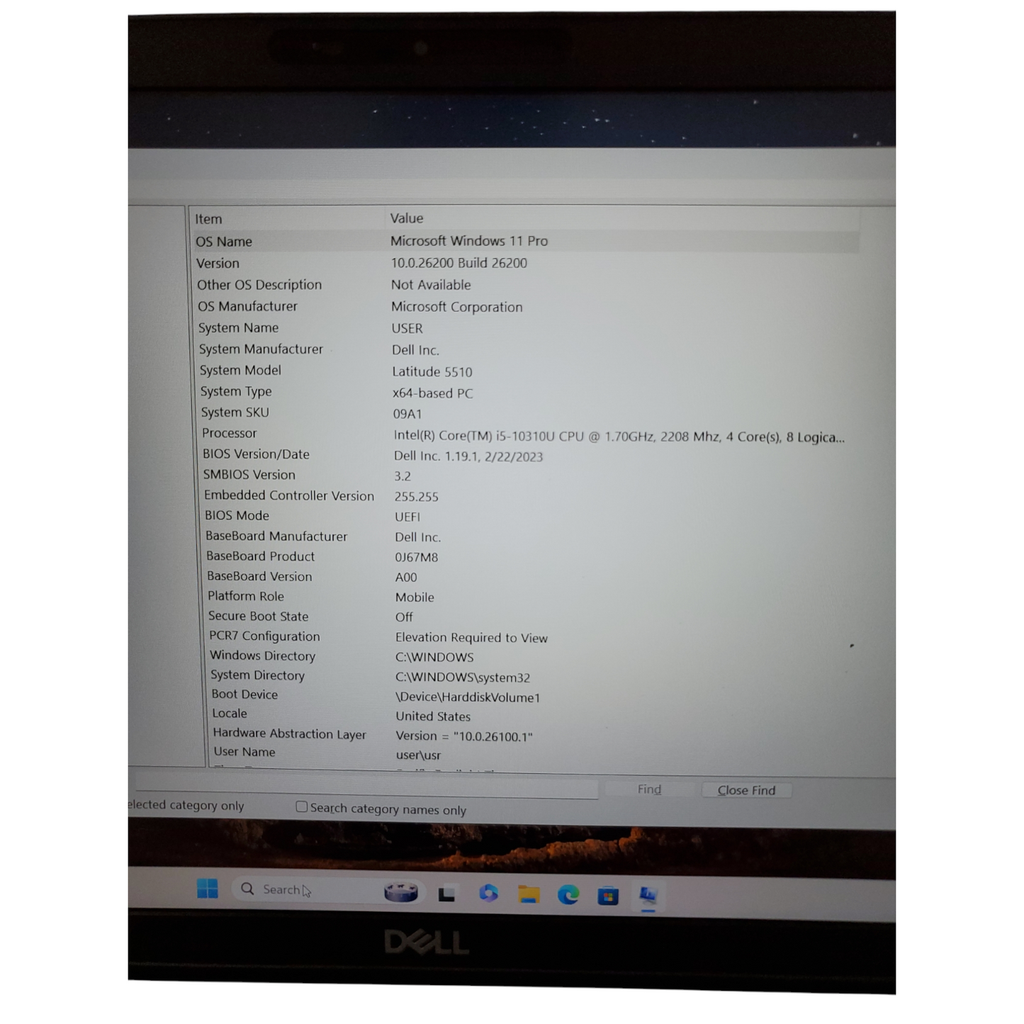 Dell Latitude 5510 – Intel Core i5 (10th Generation) – 1.70GHz 16GB RAM – 256GB M2