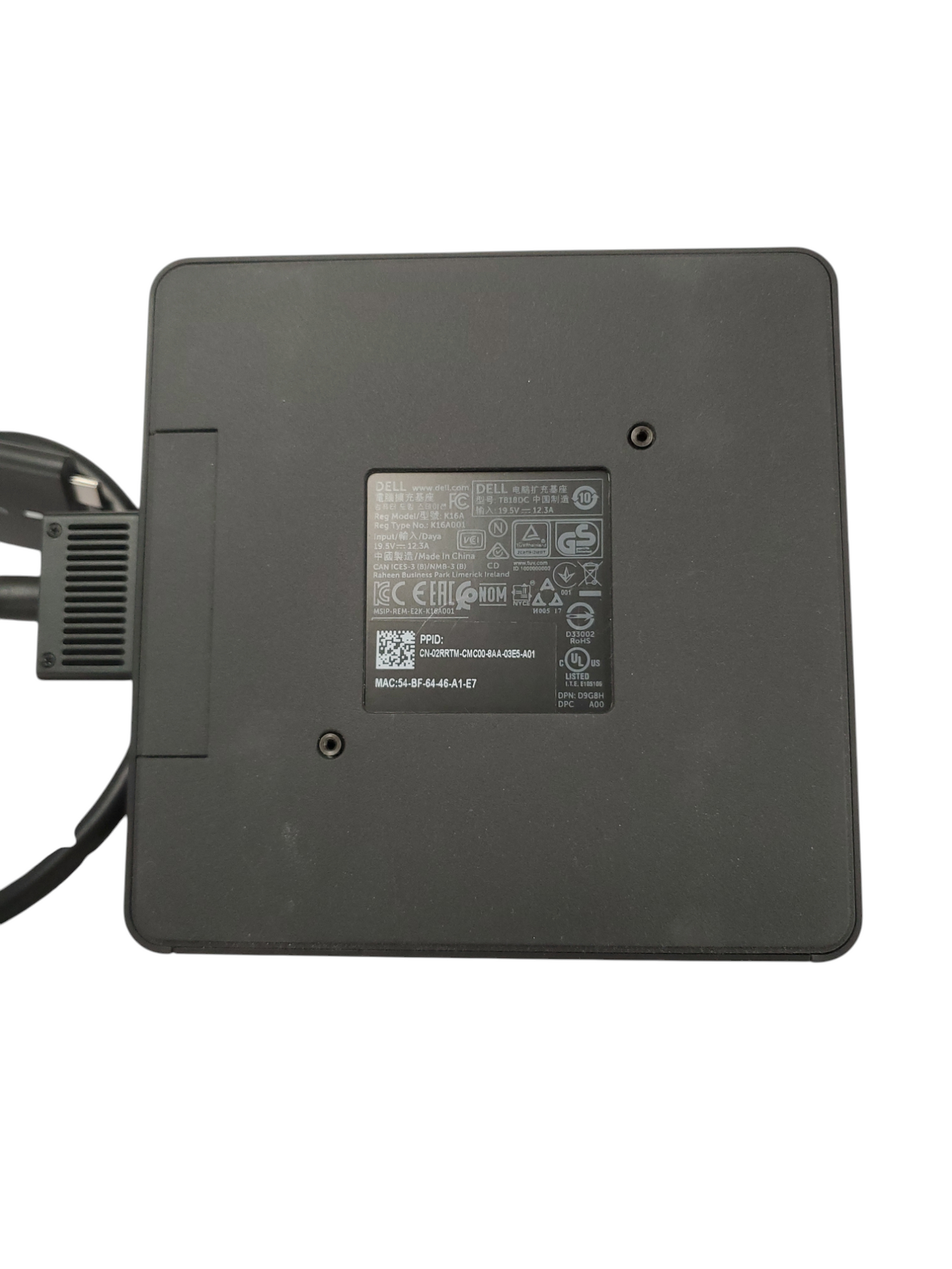 Dell Precision Dual USB-C Thunderbolt Dock TB18DC Docking Station