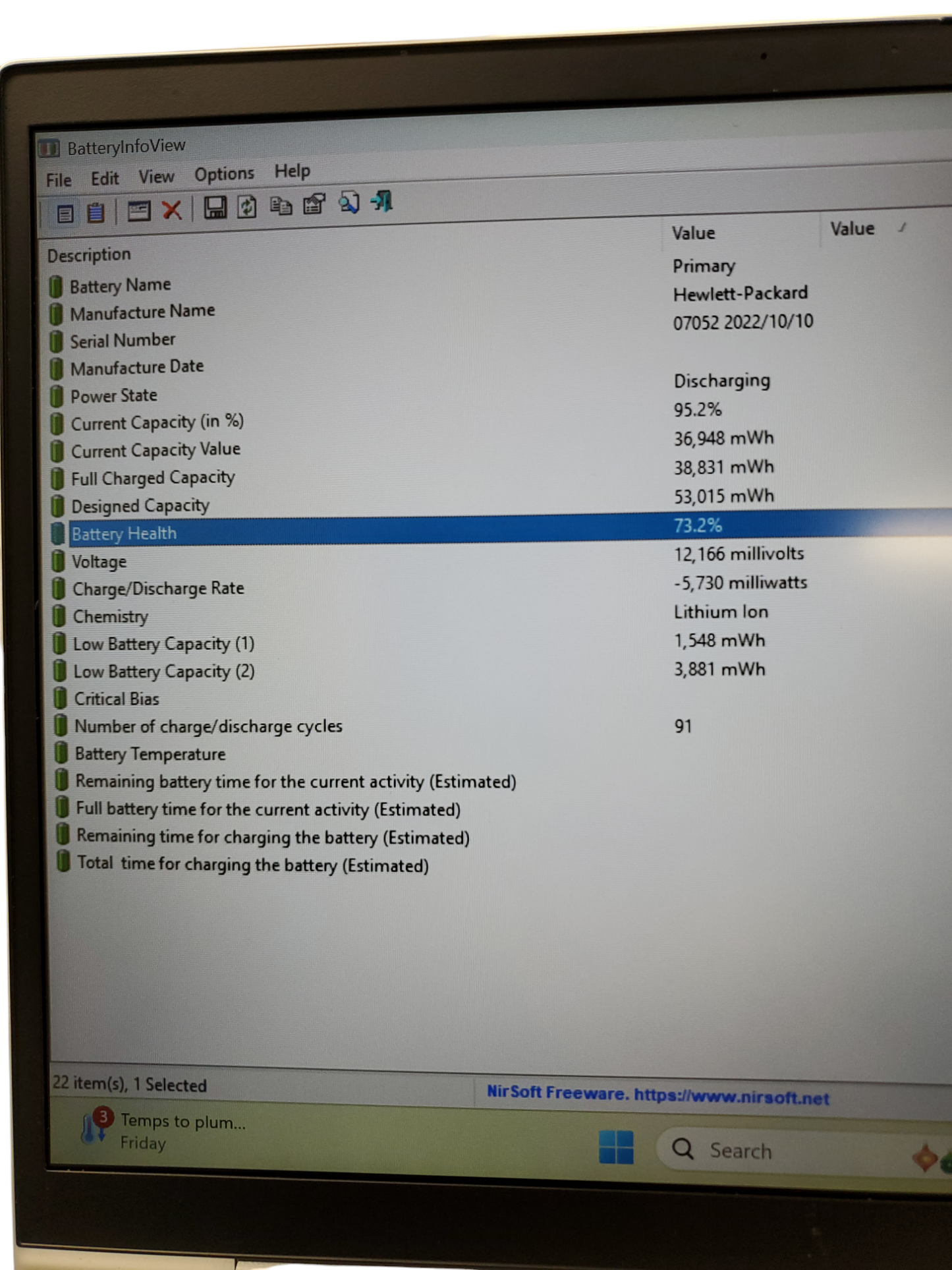 HP EliteBook 840 G8 13.3" Laptop i5-11th Gen 2.40GHz 16GB RAM 256GB Win11